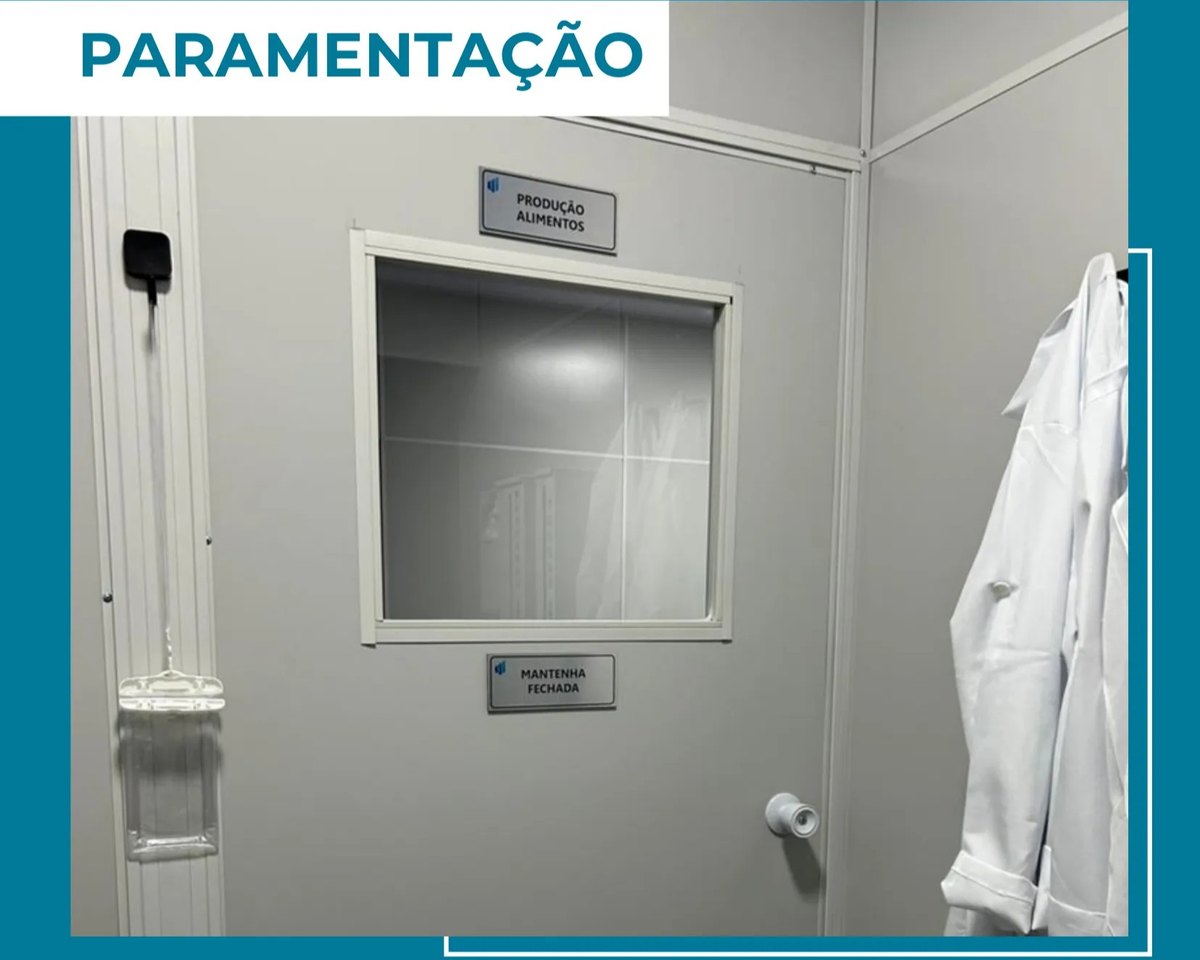Paramentação — área de preparação dos colaboradores da fábrica MVW